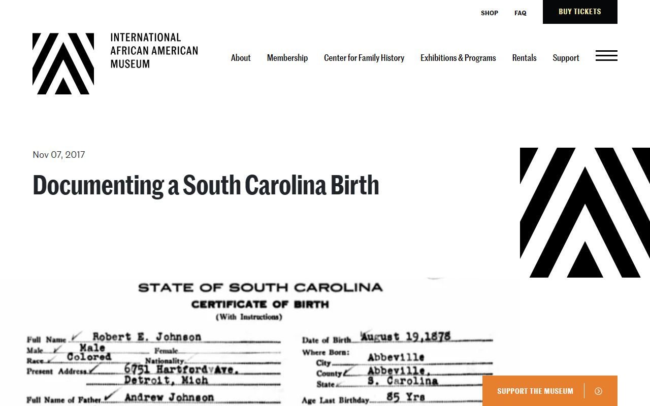 Guide to documenting a South Carolina birth when no certificate exists